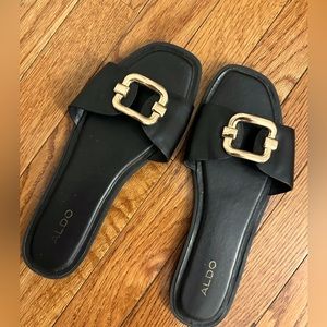 Aldo black sandals